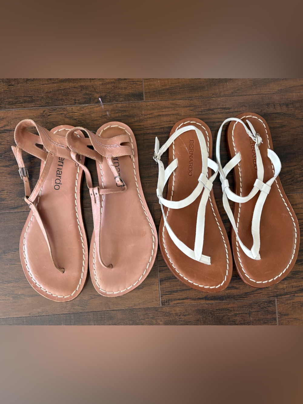 2 pairs of Bernardo sandals size 8